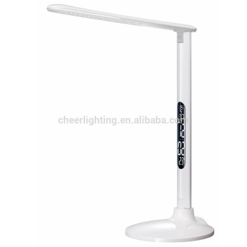 Cheer Lighting Modern LED Table Lamp 3 Mode Light Option With Touch Pannel and Calendar Alarm Clock