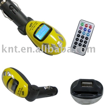 Car Mp3 FM Transmitter with SD/MMC card slot