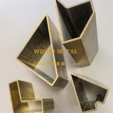 Interior design decorative brass tube