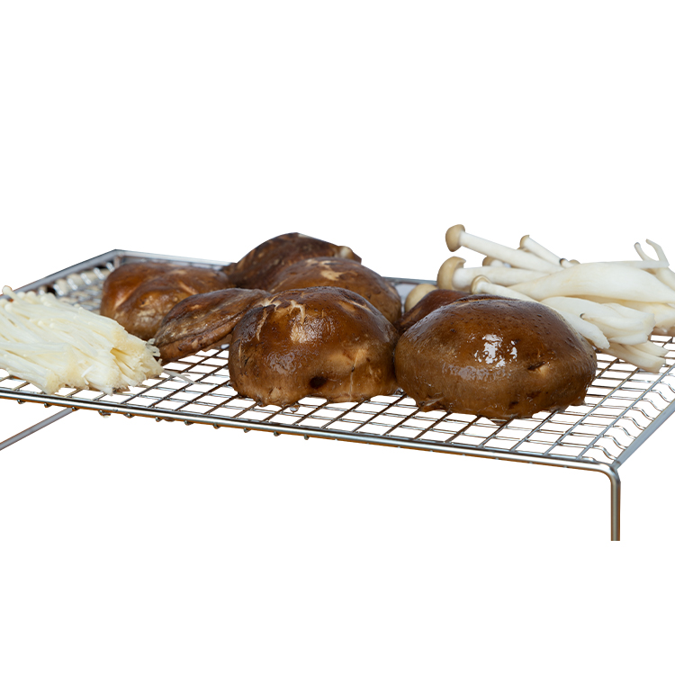 stainless steel 3-layer folding outdoor baking cooling rack