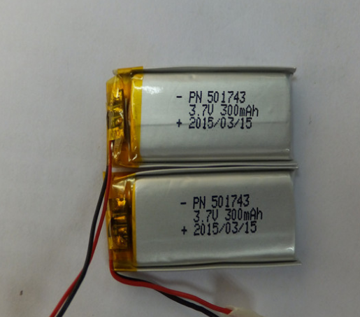 Batería recargable de Li Poly 3.7V 300mAh (LP1x4T5)