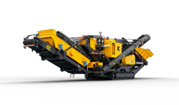 Electric Crawler Mobile Cone Crusher with Return Scree