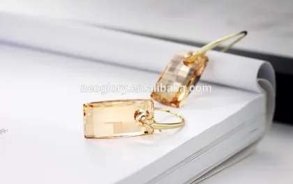 Crystal Charm Earrings Made With Swarovski Elements Imitation Jewelry