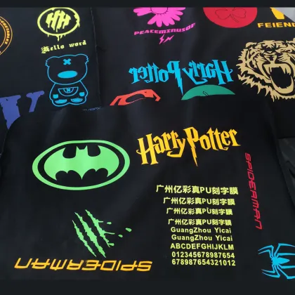 True Pu lettering film matte   Heat transfer lettering film  Hot stamping film