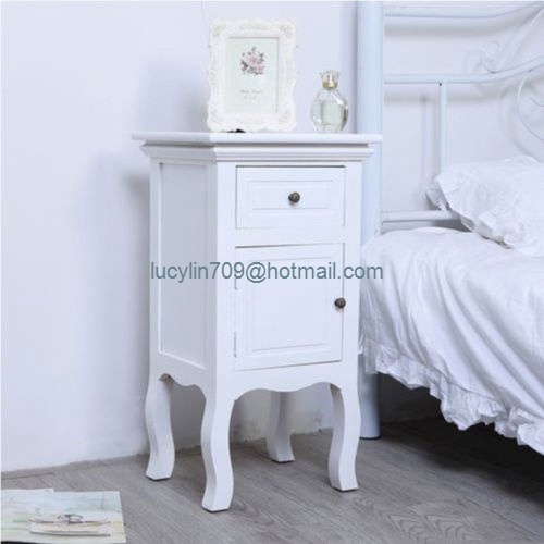 Bedside Table Night Stand Bedroom Organizer Cabinet