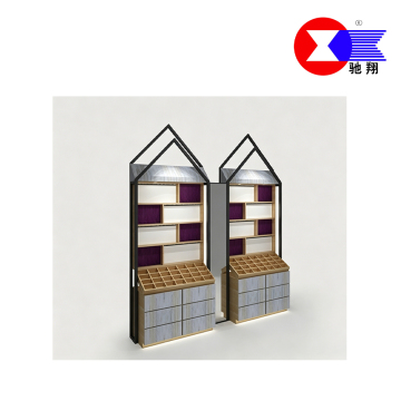 House Shape Compartment Retail Display Cabinet