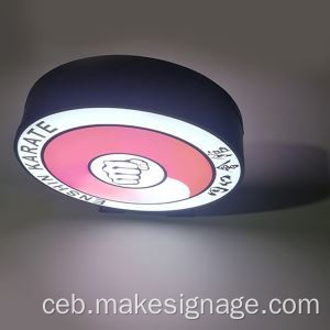 Acrylic light box alang sa shop