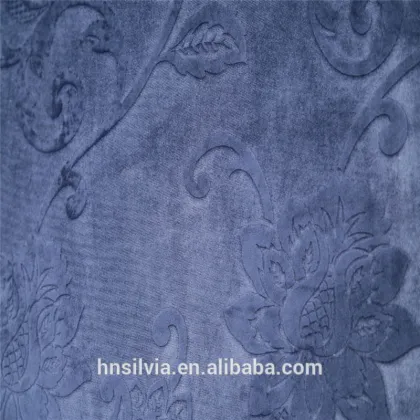 Velvet fabric for sofa, burnout silk velvet fabric