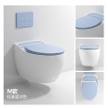 bathroom ceramic wall hung toilet with tank