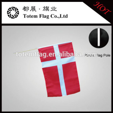 Denmark Hand Waving Flag / Denmark Stick Flag