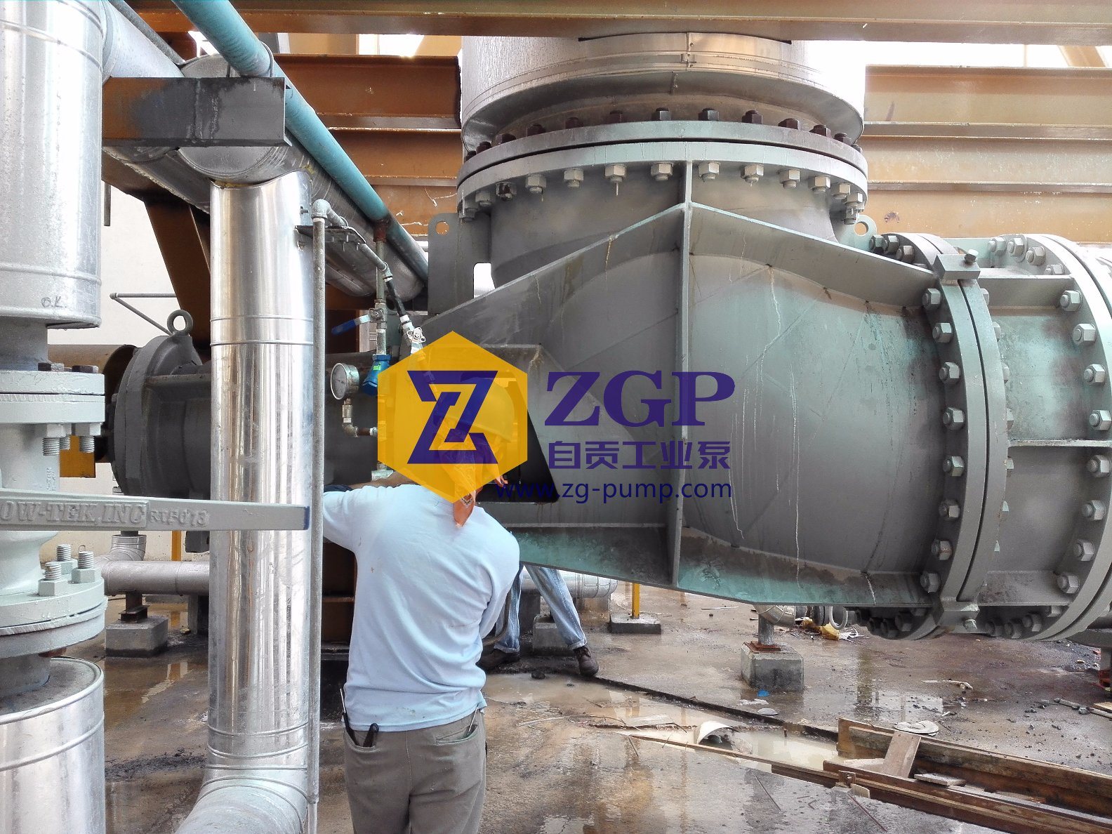 Horizontal Chemical Duplex Stainless Steel Axial Flow Pumps