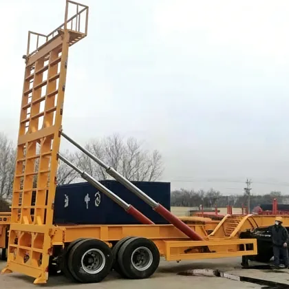 Tipper skeleton semi trailer