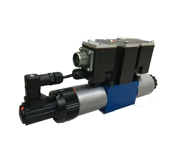 Proportional valve with electrical position feedback