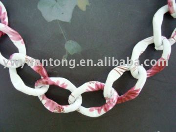 Spray Painted Color Aluminum Necklace Chain