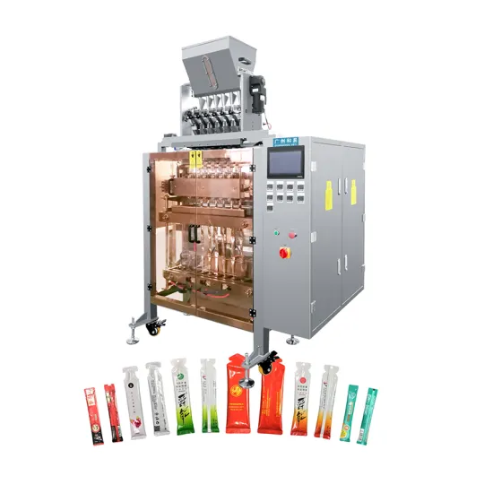 Automatic Vertical Sachet Packing Machine for Food, Coffee, Tea, and Snacks