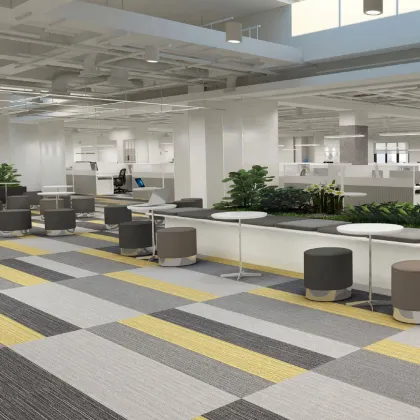 Commercial Carpet Tiles: Office Colorful Carpet Tiles