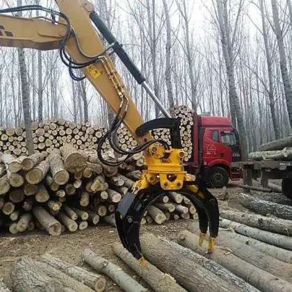 Excavator hydraulic Log Grapples