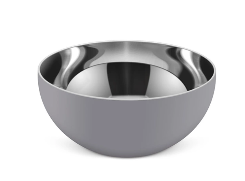 Polished Stainless Steel Mixing Bowl