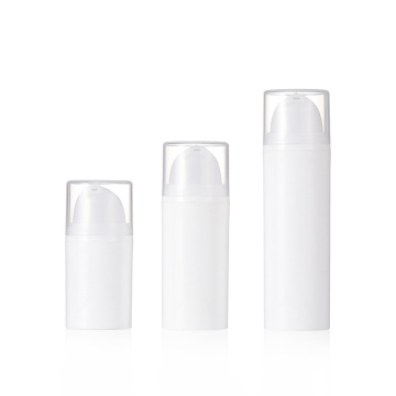White Cosmetic Airless Pump Bottle for Empty Lotion