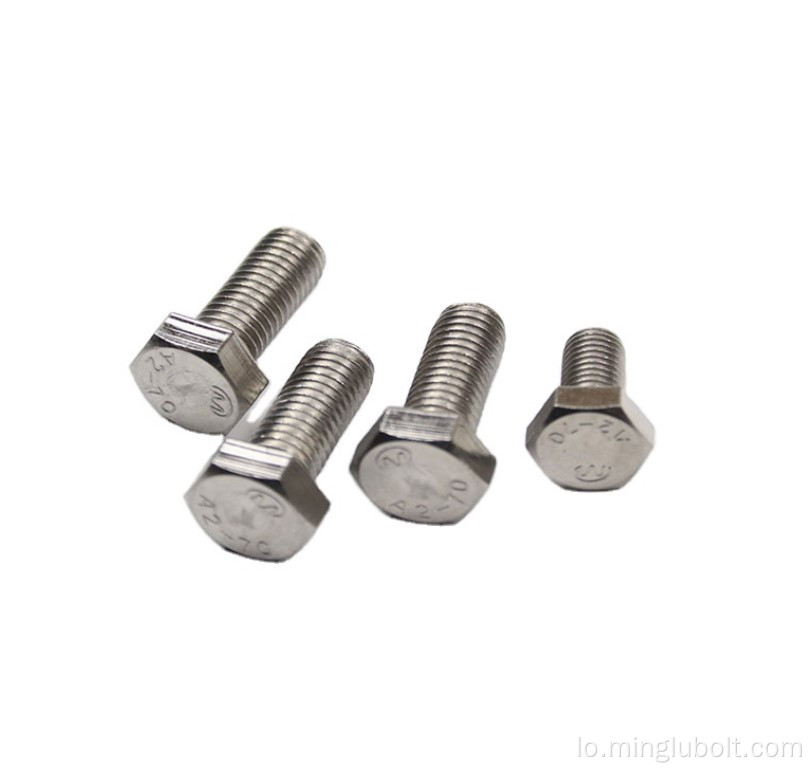 ສະແຕນເລດສະແຕນເລດ A2 Bolt Fastener