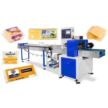 Horizontal Flow Pack Packaging Machine for Cake, Pita Bread, Cheese Pillow Packs