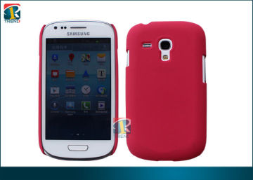 Frosted Rubberize Samsung Galaxy Protective Cases  Plastic Hard For Samsung S3 Mini I8190