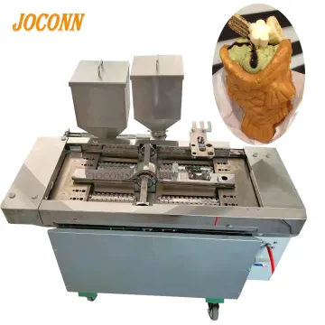Electric Automatic Dorayaki and Fish Waffle Making Machine - Wheel Cake Forming Equipment