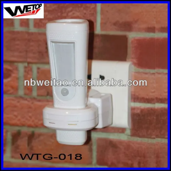 1+5 induction recharge multifuction LED emergency PIR sensor night light torch