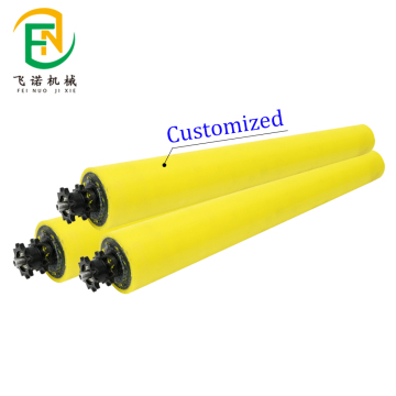 PU Polyurethane Rubber Conveyor V-Rollers & V-Groove Track Sleeves with Ball Bearings