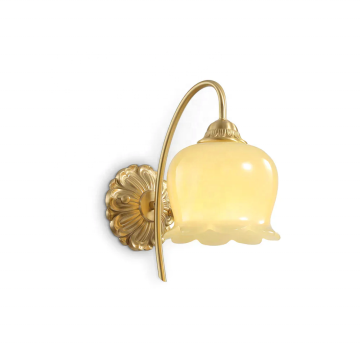 Copper Jade Retro Lily of the Valley Bedroom and Corridor Wall Lamp