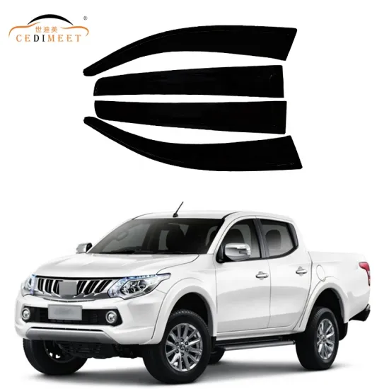 Rain Shield Window Deflector Acrylic Sheet for Triton L200 2016