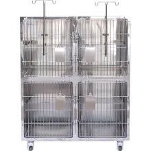 Stainless Steel Veterinary ICU Cages