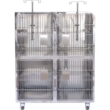 Stainless Steel Veterinary ICU Cages