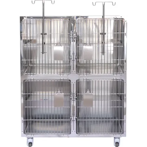 Stainless Steel Veterinary ICU Cages