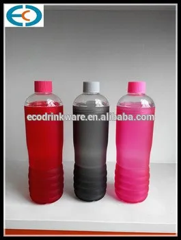 800ml voss shape borosilicate glass water bottles