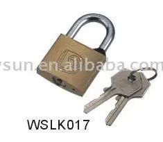 Entasis-Type Brass Padlock