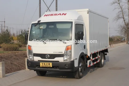 World famous NISSAN van box cargo truck with good price 0086 15826750255