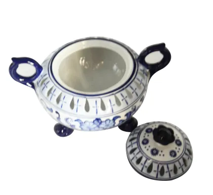 Blue and White Porcelain Chinese Antique Incense Burner