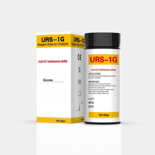 Test de la bande d&#39;urine glucose