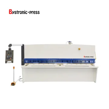 WEIPU E21S Hydraulic Guillotine Shearing Machine - 4000mm Sheet Metal Cutting for Sale