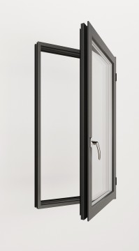 80 Series Inswinging Aluminum Casement Window High-Quality
