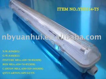 weatherproof industrial fluorescent lamp