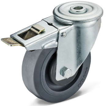 Extra heavy duty sturdy twin wheel casters