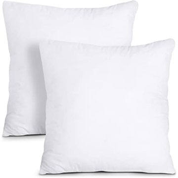 18x18/20x20 Inch Cotton Pillow Inserts with Soft Polyester Filling for Couch and Bed