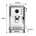 Machine à café semi-automatique commerciale de type italien
