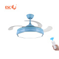 42Inch Crystal 3 Retractable Blades LED Ceiling Fans