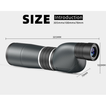 High-quality monocular zoom telescope for bird watching and moon watching