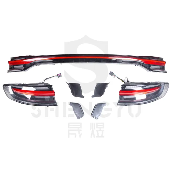 Body Kit with Rear Door Taillamps for Porsche Macan 2014-2017 to Upgrade 2018-2021 Tail Light Back Door