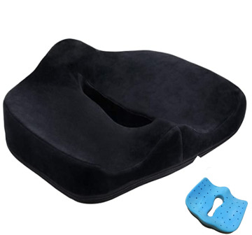Coccyx orthopedic comfort Memory foam seat cushion