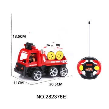 4CH montar brinquedos da criança carro de fogo rc